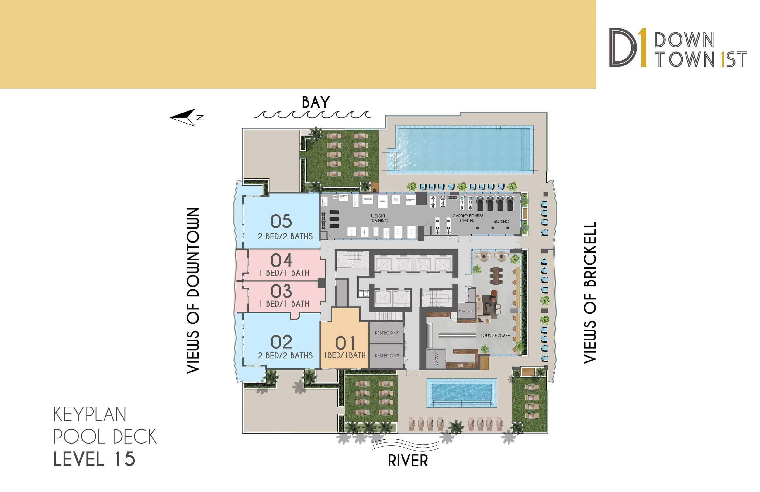 Pool Deck Floor Plan